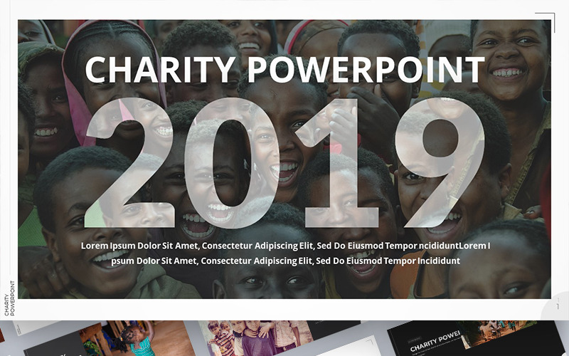 Charity PowerPoint template PowerPoint Template