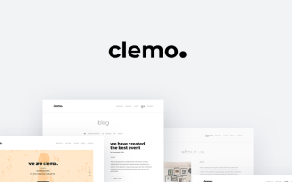 Clemo - Multipurpose PSD Template