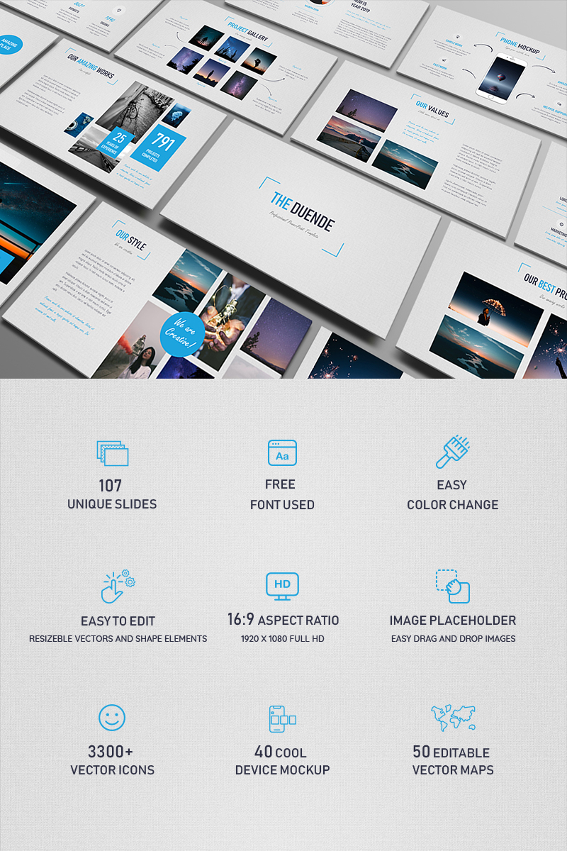 Duende Light Template PowerPoint №79725 - captura de tela