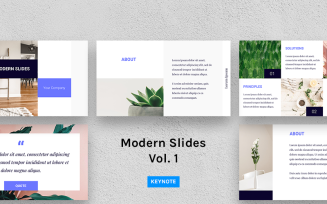 Modern Slides (Vol.1) - Keynote template