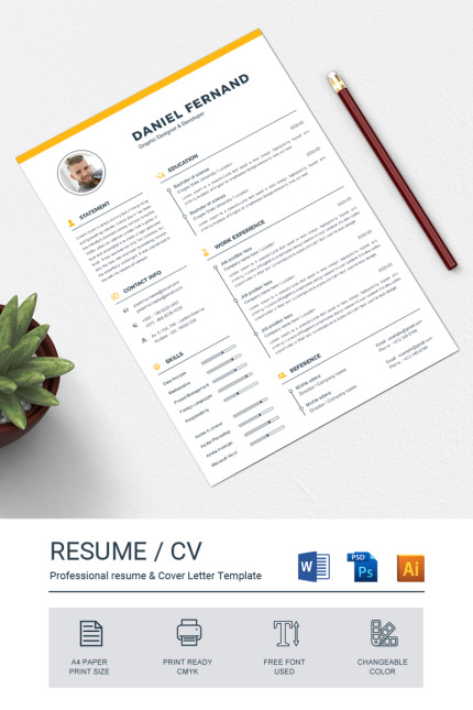 Template #79803 Template Cv Webdesign Template - Logo template Preview