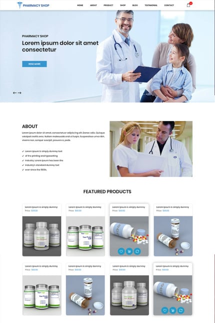 Template #79846 Template Pharmacy Webdesign Template - Logo template Preview