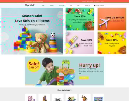 Magic World - Toys Store Clean Shopify Theme