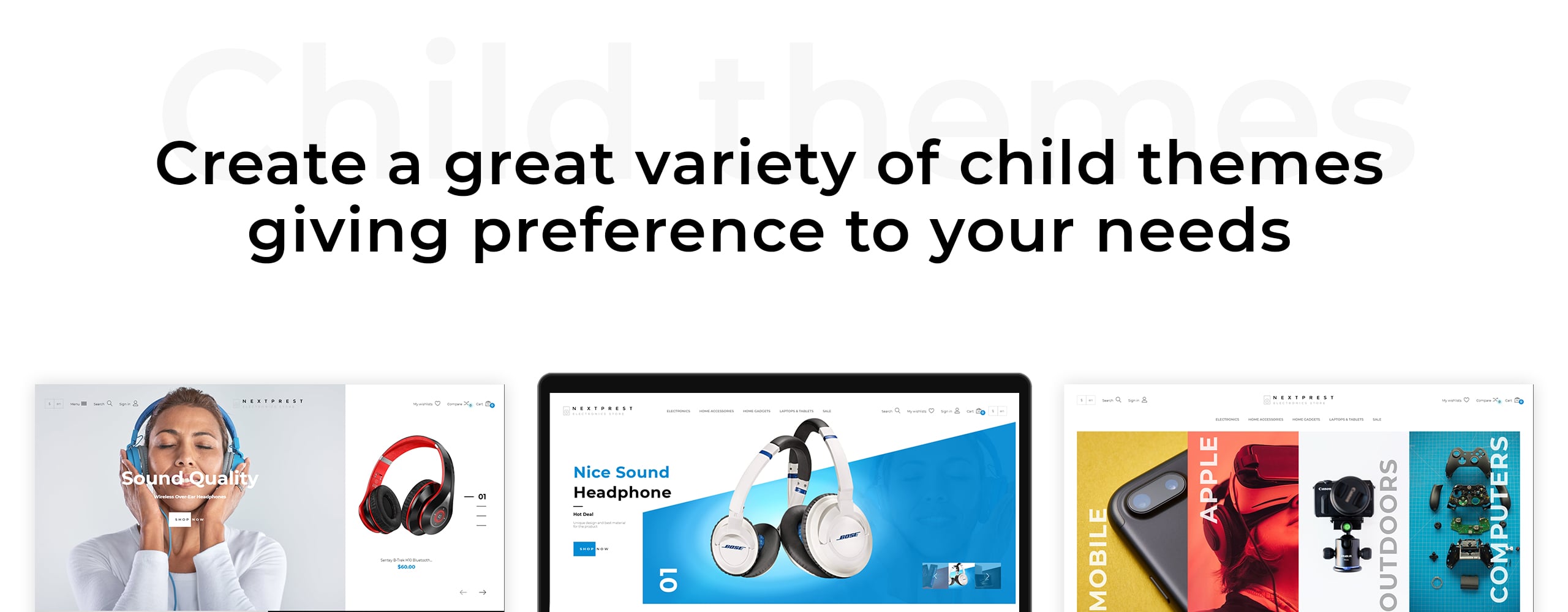 магазин электроники clean bootstrap ecommerce prestashop тема