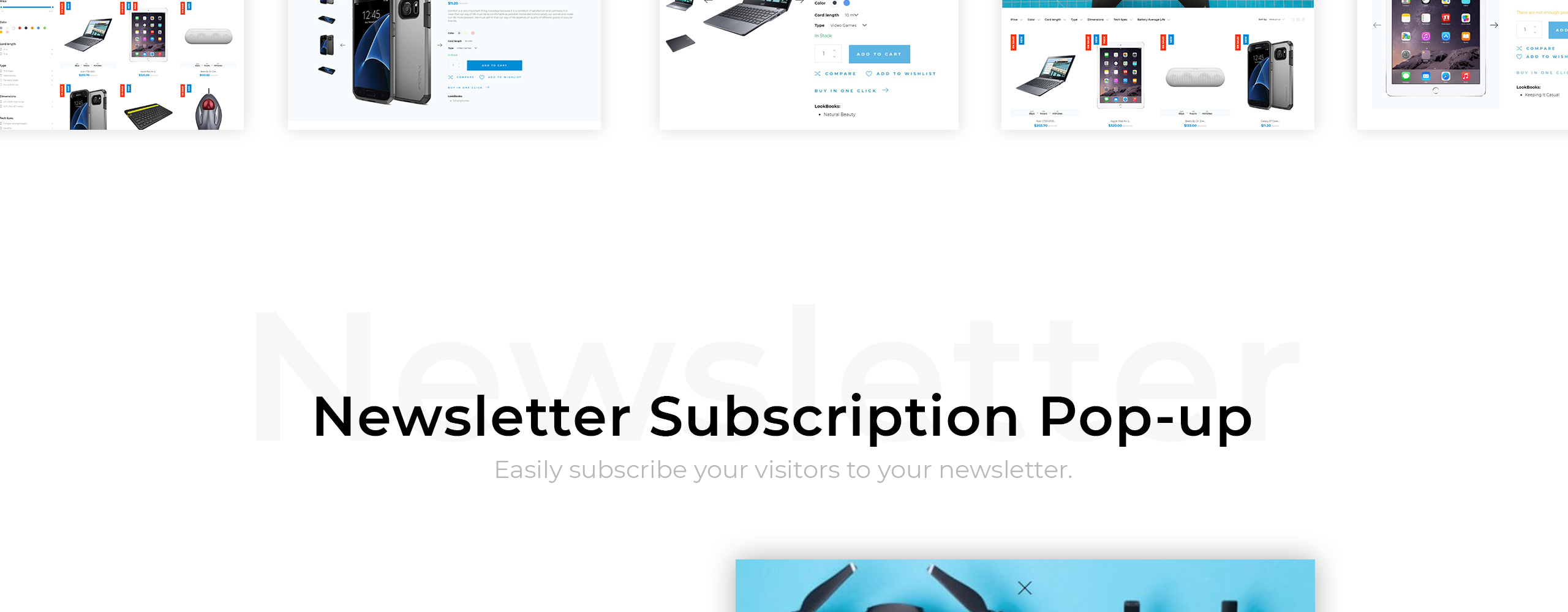 магазин электроники clean bootstrap ecommerce prestashop тема