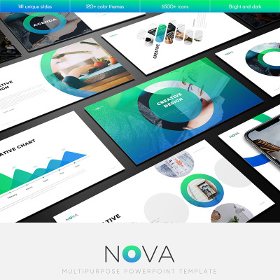Nova Multipurpose modèle PowerPoint  #79890