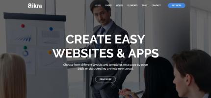 Template #79895 Bootstrap Business Webdesign Template - Logo template Preview