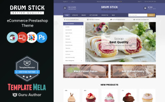 Drum Stick - Bakery Shop PrestaShop Theme