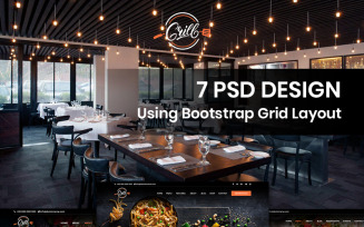 Grill - Restaurant PSD Template