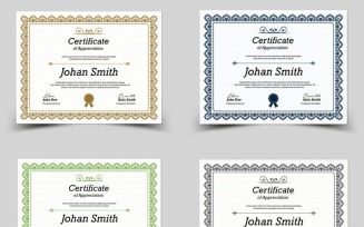 Johan Smith Appreciation Certificate Template