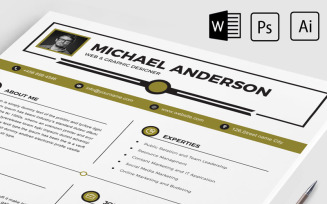 Michael Anderson Resume Template