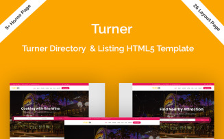 Turner - Directory and Listing Bootstrap HTML5 Website Template
