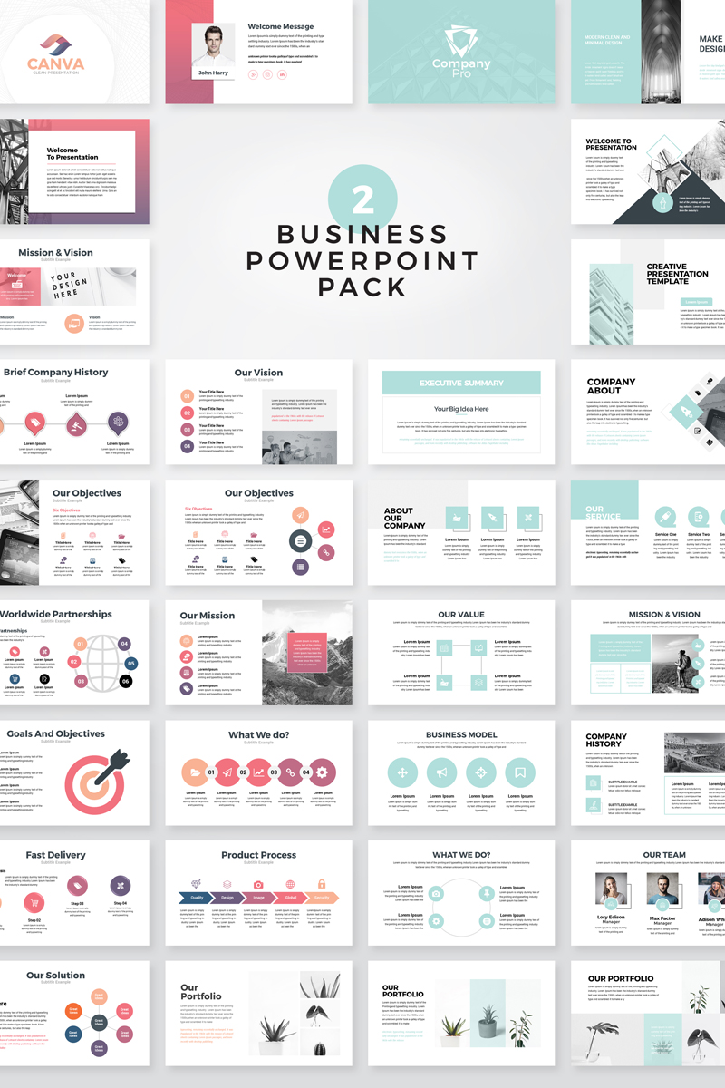 Canva - Business PowerPoint Template #79920