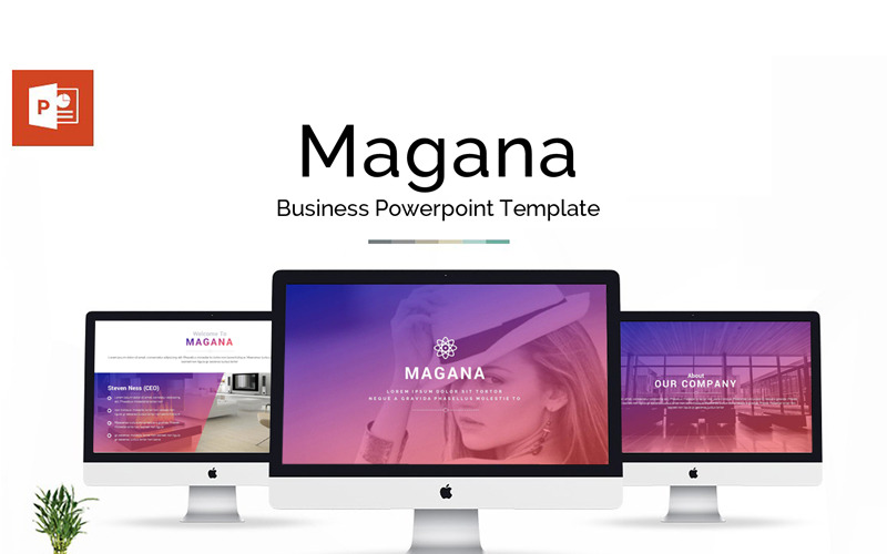 Magana PowerPoint template PowerPoint Template
