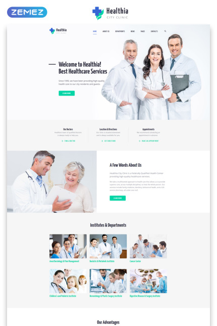 Template #80038 Doctor Health Webdesign Template - Logo template Preview