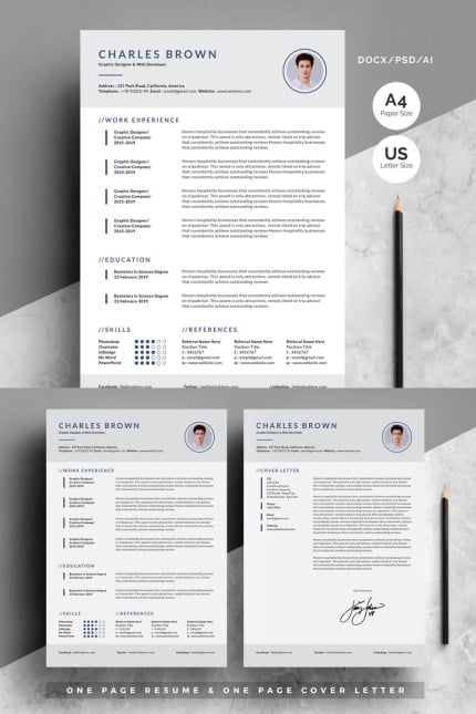 Template #80047 Cv Template Webdesign Template - Logo template Preview