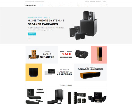 Music Box - Music Store Clean Shopify Theme