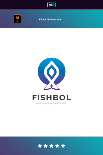 Template #80083 Fish Logo Webdesign Template - Logo template Preview