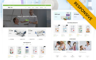 Medxine - Drugs Store OpenCart Responsive Template