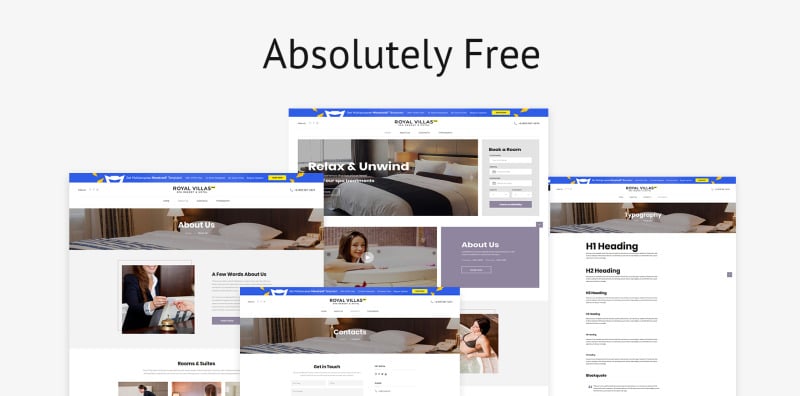 Ücretsiz Otel Web Sitesi Şablonu - Features Image 2