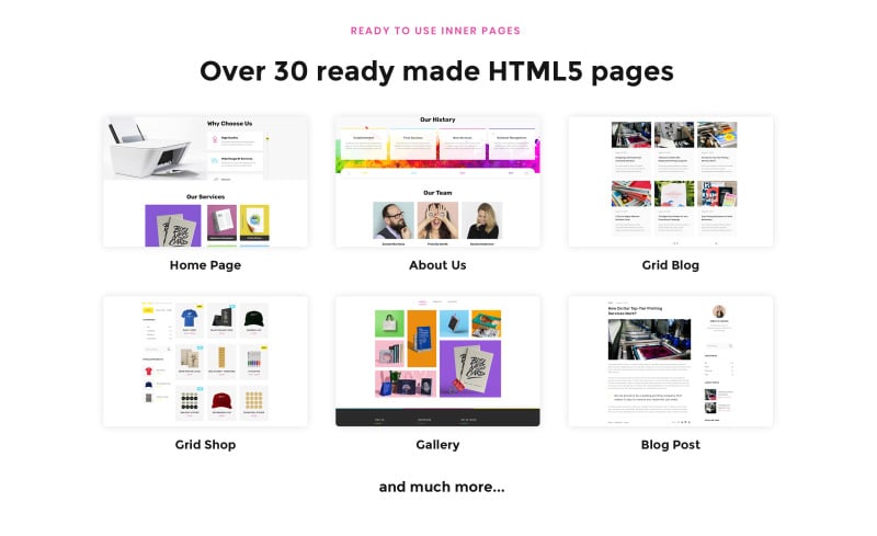 Print House - Print Shop Multipage Modern HTML Website Template - Features Image 3