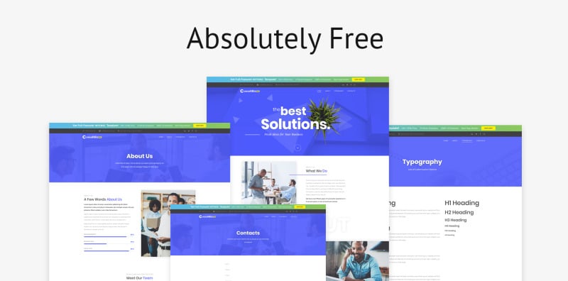 Free Responsive Corporate Template Website Template - Features Image 2