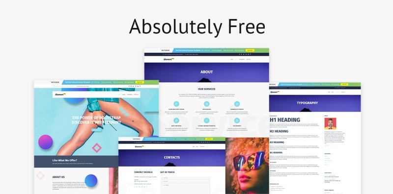 Free Responsive Design Agency Template Website Template - Features Image 2