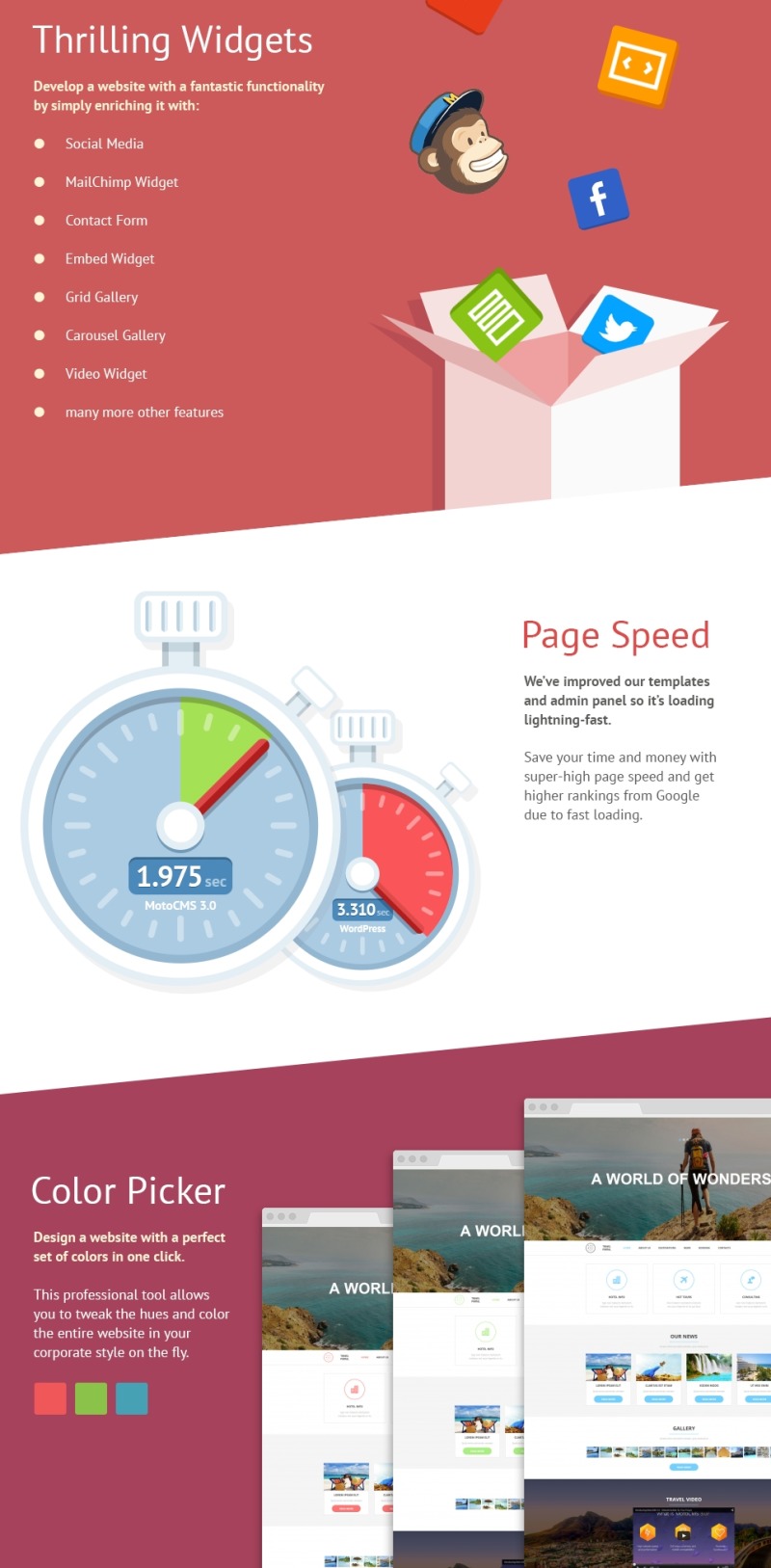 Travel Moto CMS 3 Template - Features Image 3