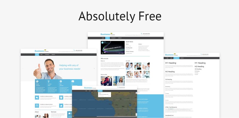 Plantilla de sitio web receptivo de negocios gratis - Características Imagen 2