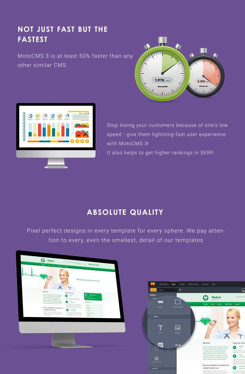 Diagnostic Center Moto CMS 3 Template - Features Image 4