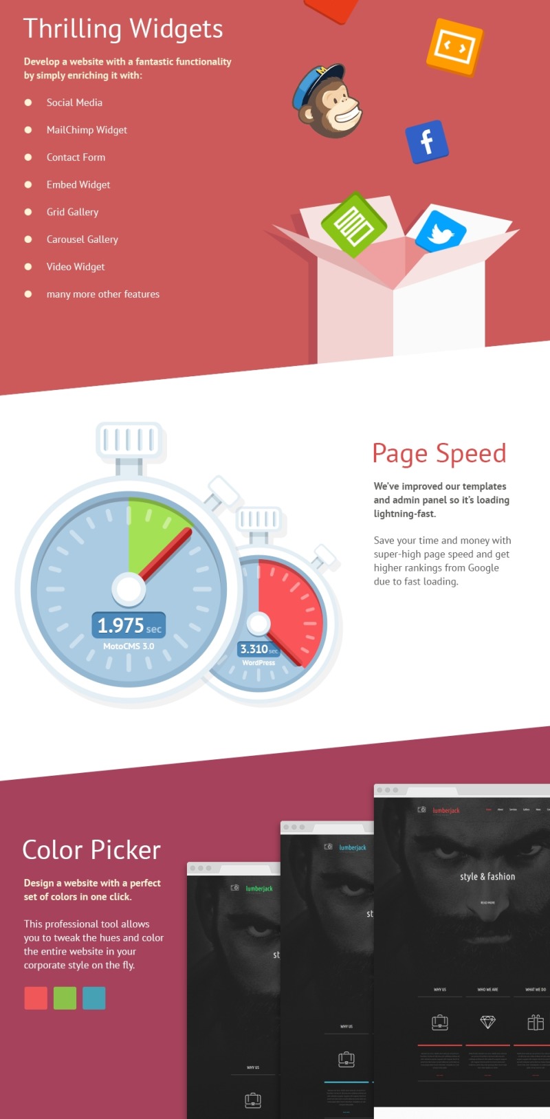 Photographer Portfolio Responsive Photo Gallery Template - Features Image 3