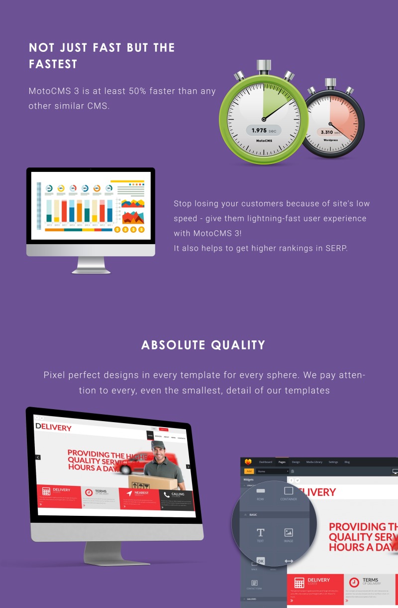 Delivery Services Moto CMS 3 Template Moto CMS 3 模板 #55510——特色图像 4