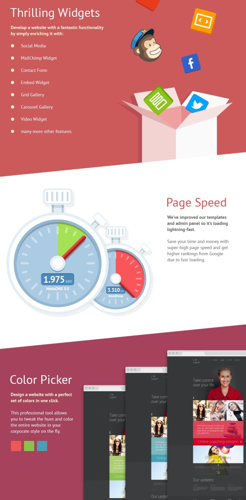 Life Coach Moto CMS 3 Template - Features Image 3