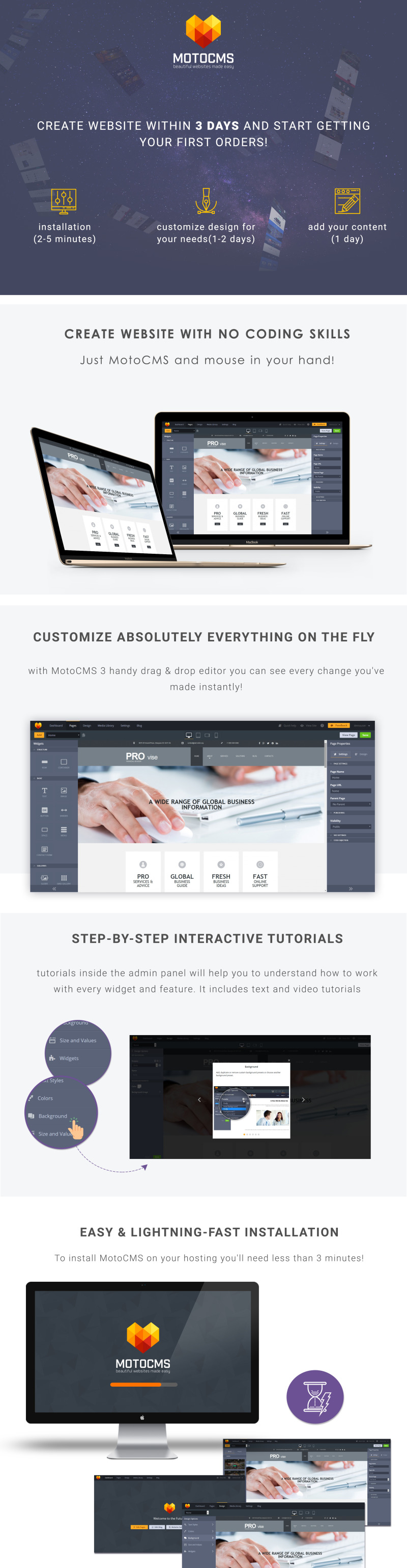 Template Moto CMS 3 Responsive #55843 per Un Sito di Consulente Finanziario - Immagine Caratteristiche 1