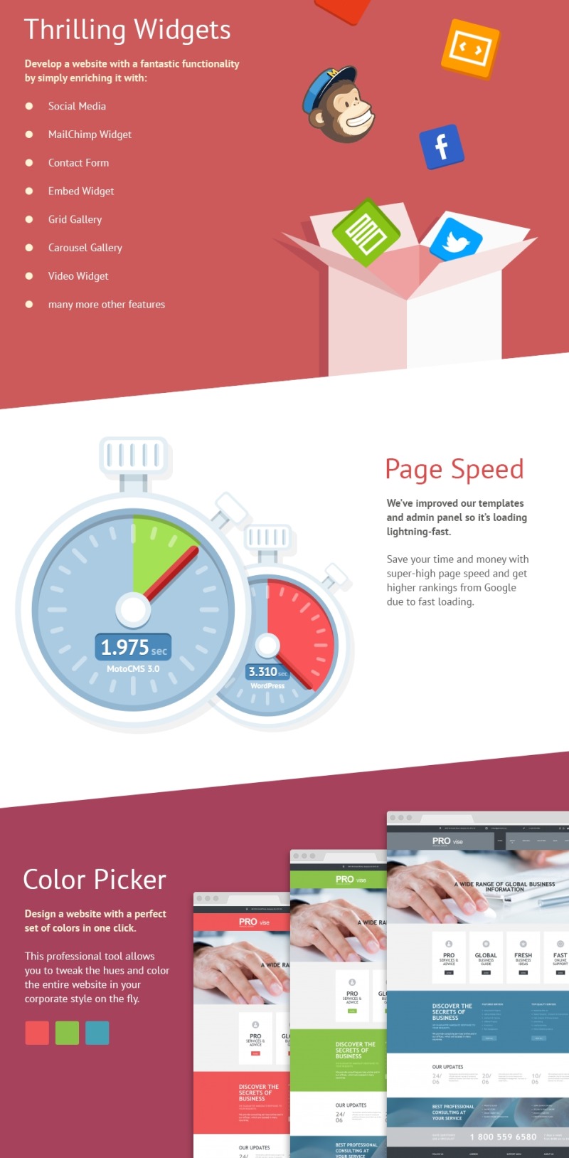 Template Moto CMS 3 Responsive #55843 per Un Sito di Consulente Finanziario - Immagine Caratteristiche 3