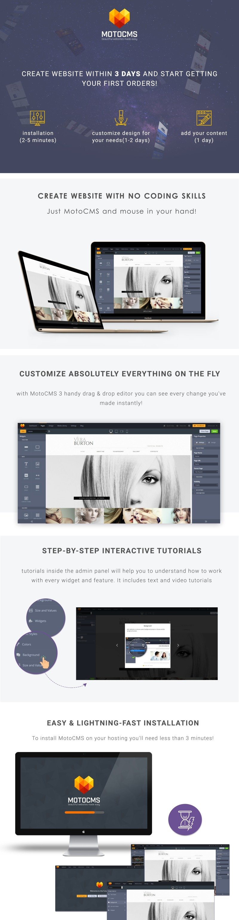 Musician MotoCMS Website Template - Features Image 1