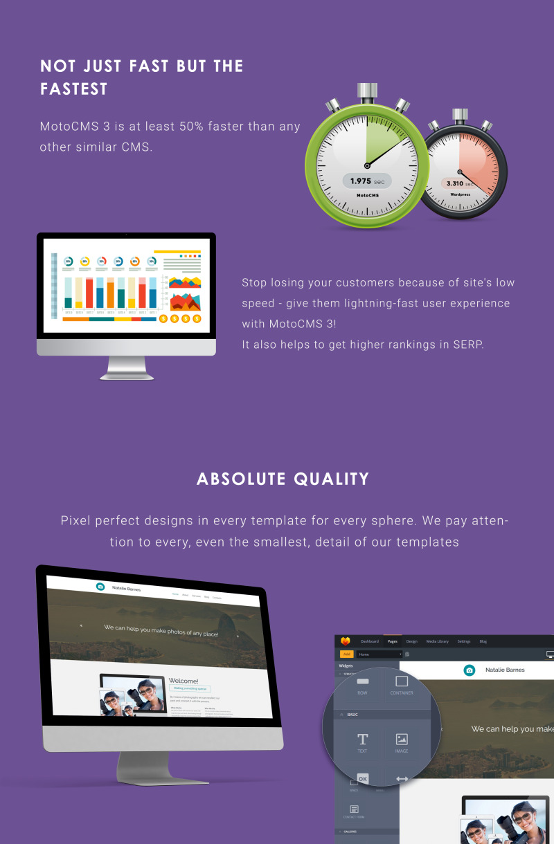 Photographer Portfolio Photo Gallery Template - Features Image 4