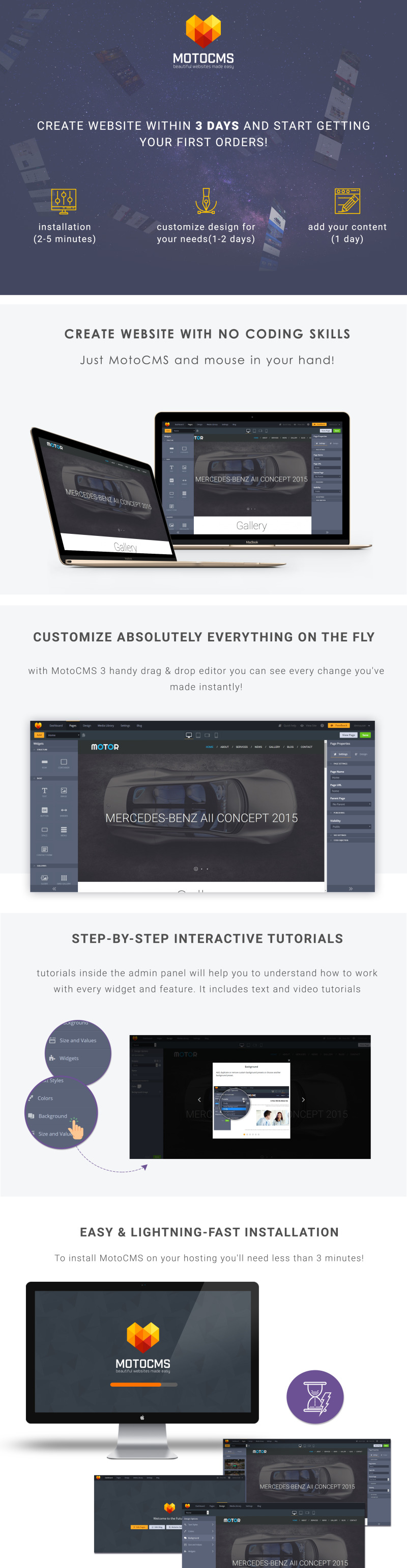 Motor - Autotrader Moto CMS 3 Template Templates Moto CMS 3 №56060 - Apresenta Imagens 1