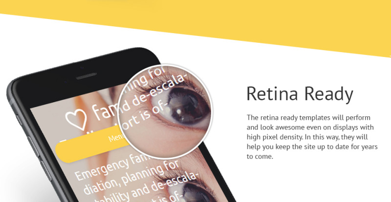 Family Planning WordPress Theme - Features Image 2