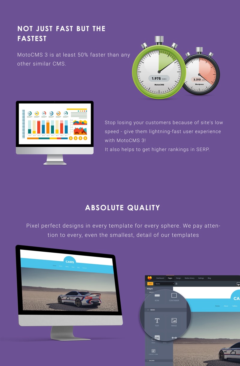 Car Club Moto CMS 3 Template Templates Moto CMS 3 №56106 - Features Image 4