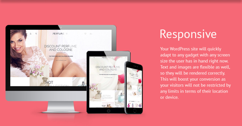 Perfume Shop WooCommerce Theme - Features Image 1