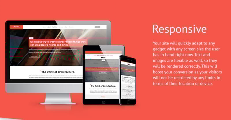 Construction Company Responsive WordPress theme - Features Image 2