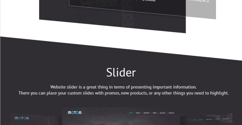 Motor Website Template - Features Image 3