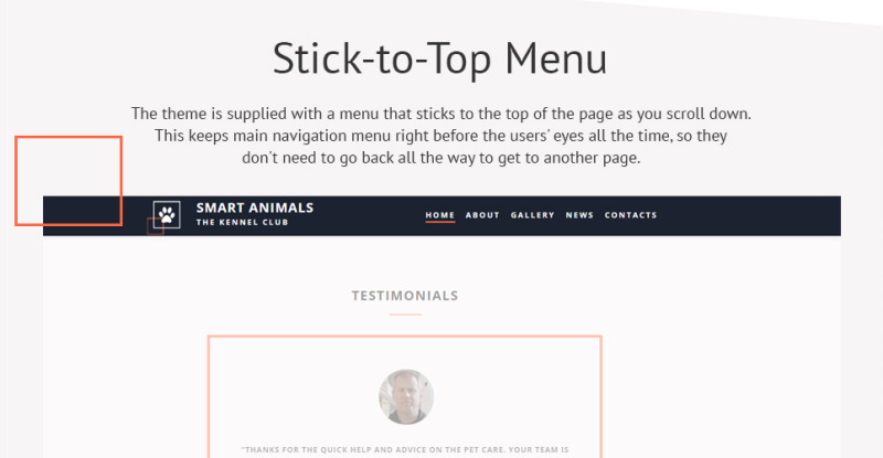 Smart Animals Website Template - Features Image 2