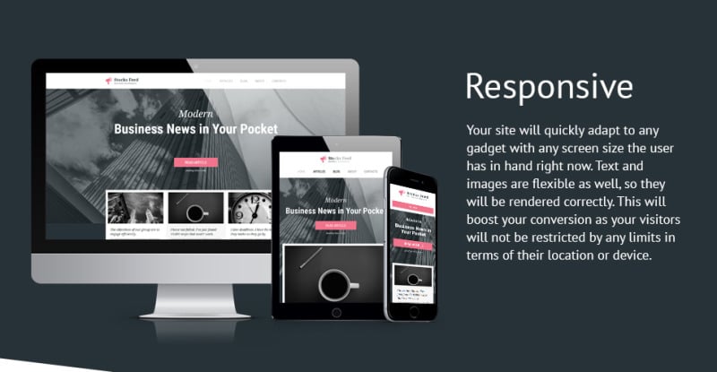 Business & Services Responsive WordPress Theme