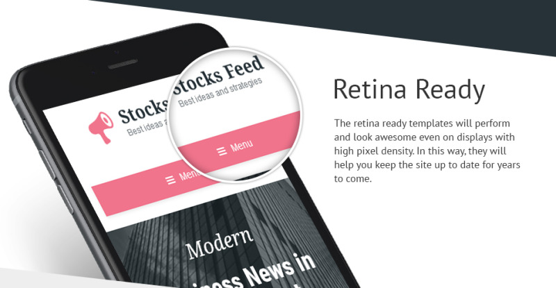 Business & Services Responsive WordPress Theme - Features Image 2