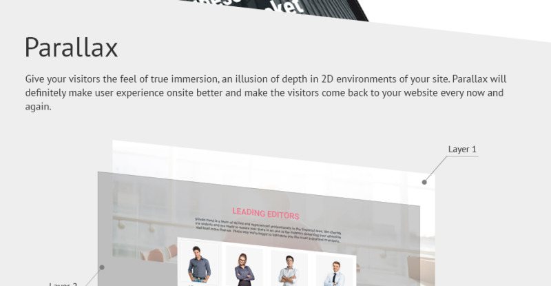 Business & Services Responsive WordPress Theme - Features Image 3