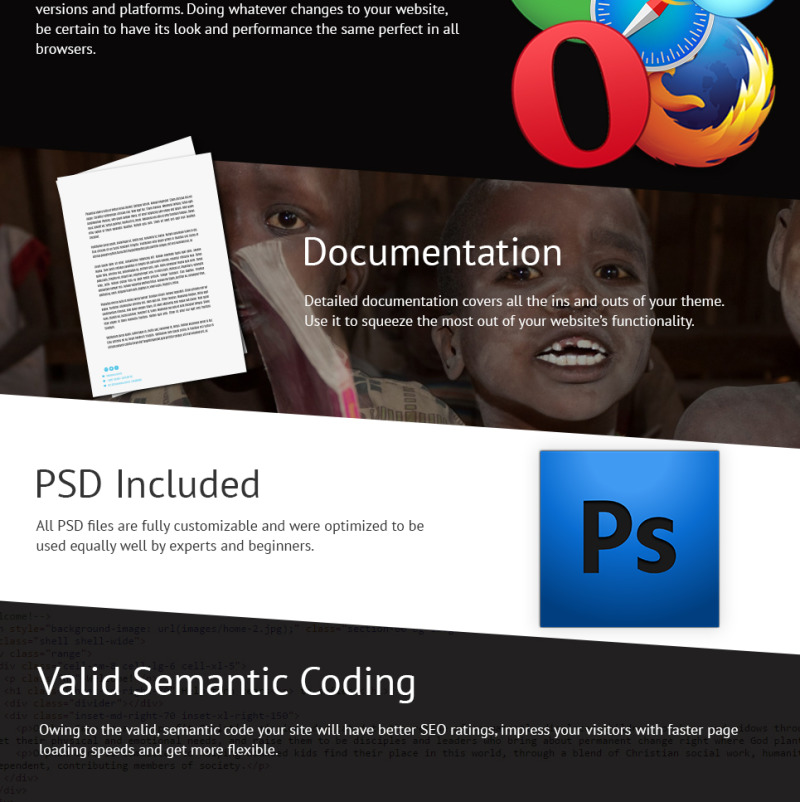 Child Charity Responsive Website Template - Features Image 7