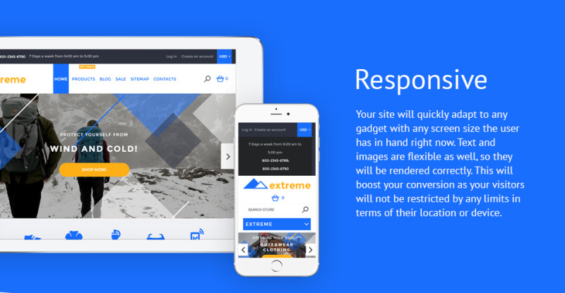 Extreme Shopify Theme - Features Image 1