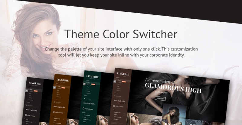 Responsives Shopify Theme für Unterwäsche #58057 - Bildeigenschaften 2